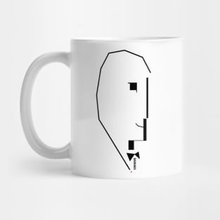 Mr. simplicity - half heart - waiting for the other half Mug